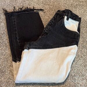 Vintage Black and White Quarter Horse Jeans